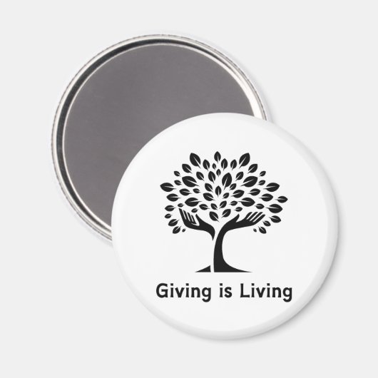 Giving is Levend Magneet (Voorkant / Achterkant)