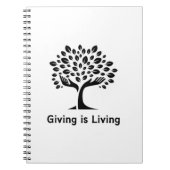 Giving is Levend Notitieboek (Voorkant)