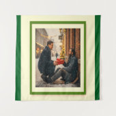 GIVING IS LOVING CHRISTMAS MESSAGE WANDKLEED (Voorkant)