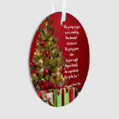 Giving of Gifts Started Door God Acryl Ornament (voorkant)