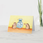 GIVING THANKS greeting card by Nicole Janes Bedankkaart (Voorkant)