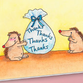 GIVING THANKS greeting card by Nicole Janes Bedankkaart