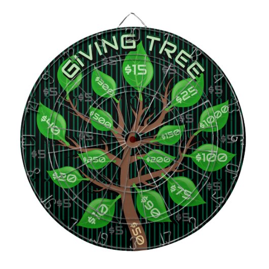 Giving Tree Dartbord (Voorkant)