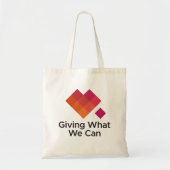 Giving What We Can Logo Centered Tote Bag (Voorkant)