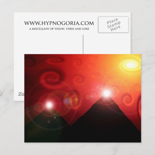 Giza Dawn briefkaart (Voorkant / Achterkant)