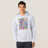 Giza Egypt City Map Hoodie (Voorkant volledig)