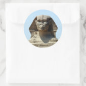 Giza Grote Sfinx Ronde Sticker (Tas)