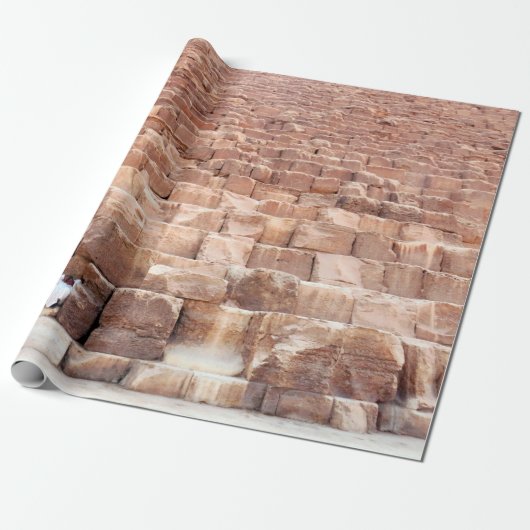 Giza piramide complex. Ook de Giza Necrop Cadeaupapier (Uitgerold)