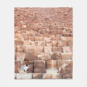 Giza piramide complex. Ook de Giza Necrop Fleece Deken