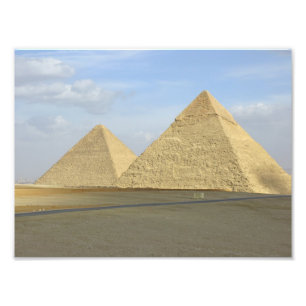 Giza Piramides Foto Afdruk