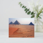 giza plateau briefkaart (Staand voorkant)
