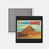 Giza Pyramid Cairo Egypte Magneet (Voorkant / Achterkant)