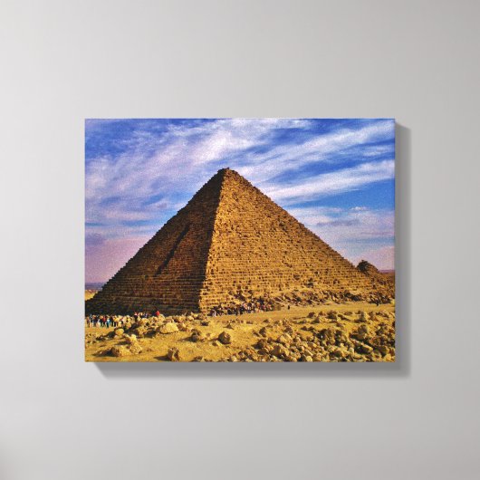 Giza Pyramid Canvas Afdruk (Voorkant)