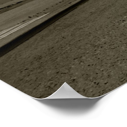 Giza Pyramids Black & White Poster (Hoek)