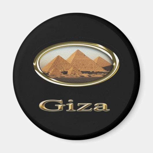 Giza Pyramids Design Magneet (Voorkant)