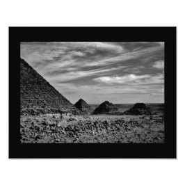 Giza Pyramids Foto Afdruk