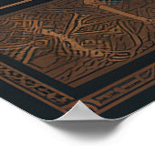 Giza Reisprint, Gizeh - Egypte Reiscadeau Poster (Hoek)