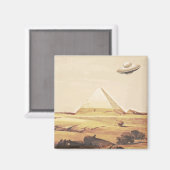 Giza Spaceship Magneet (Voorkant / Achterkant)