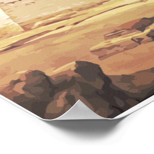 Giza Spaceship Poster (Hoek)