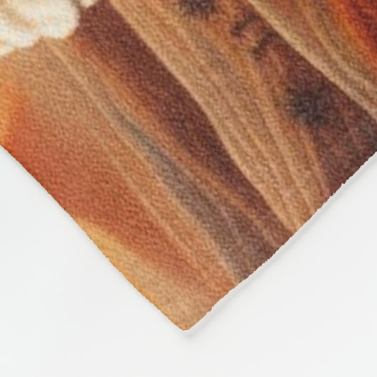 Giza Sphinx Hoofd met Piramides Egypte Reizen Fleece Deken (Hoek)