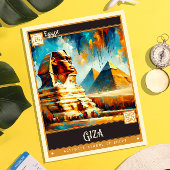 Gizeh, Egypte | schilderij Briefkaart