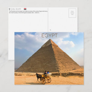 Gizepiramides, Egypte Briefkaart