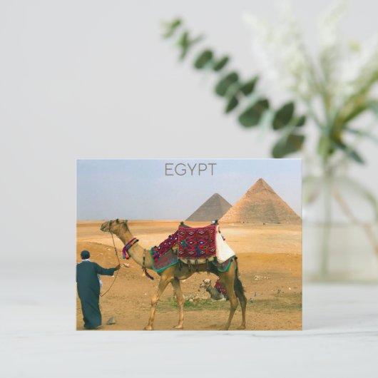 Gizepiramides, Egypte Briefkaart (Staand voorkant)