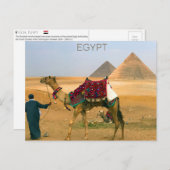 Gizepiramides, Egypte Briefkaart (Voorkant / Achterkant)