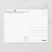 Gizepiramides, Egypte Briefkaart (Achterkant)