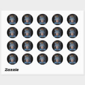 Gizmo 4 ronde sticker (Vel)