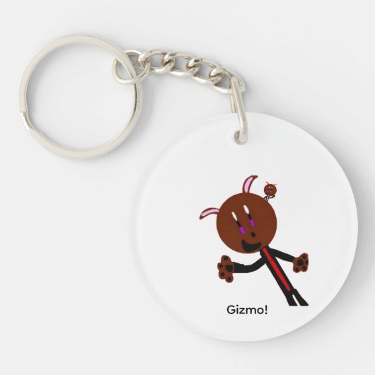 Gizmo Acrylic Keychain (Voorkant)