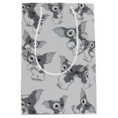 Gizmo | Black & White Pattern Medium Cadeauzakje (Voorkant)