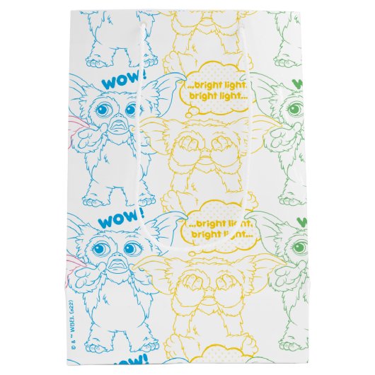 Gizmo | Bright Light! Bright Light! Medium Cadeauzakje (Achterkant)