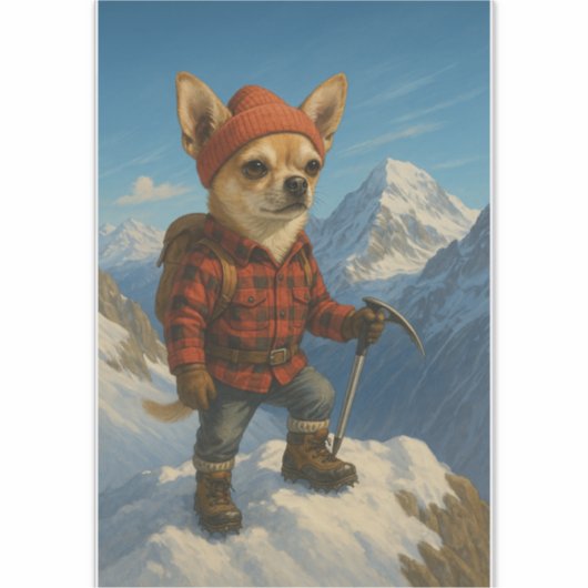 Gizmo Conquers Mont Blanc - The Alpine Adventure Sticker (Voorkant)