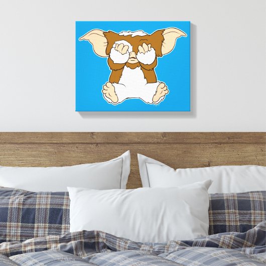 Gizmo | Cute Comic Character Canvas Afdruk (Insitu (Slaapkamer))