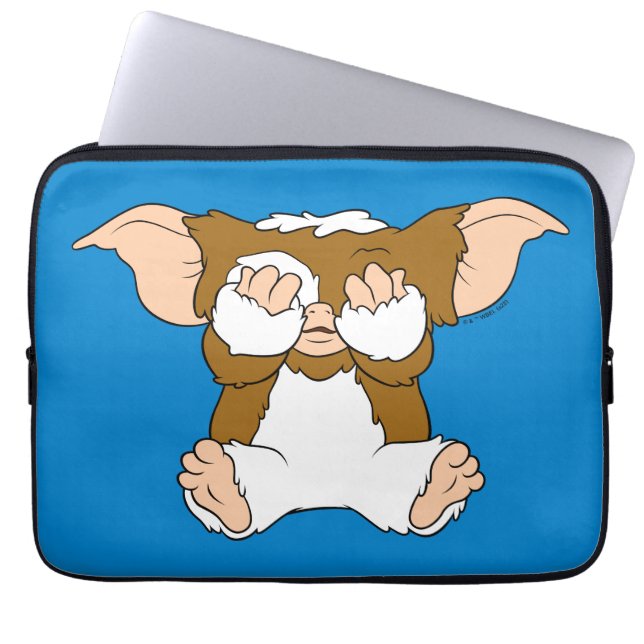 Gizmo | Cute Comic Character Laptop Sleeve (Voorkant)