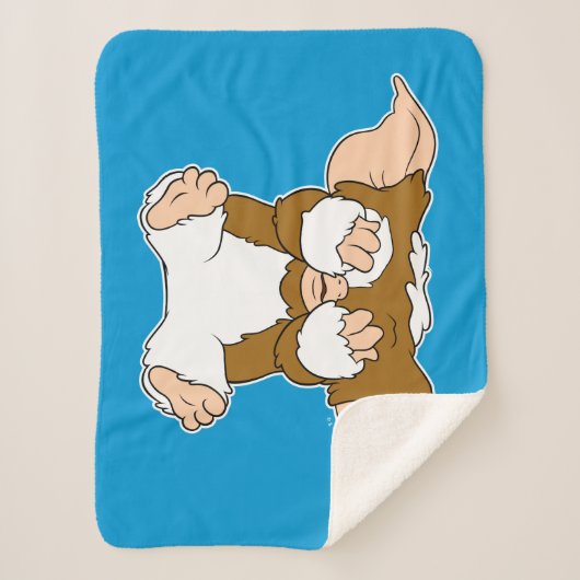 Gizmo | Cute Comic Character Sherpa Deken (Voorkant)