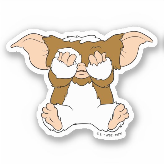 Gizmo | Cute Comic Character Sticker (Voorkant)