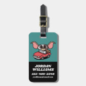 Gizmo | Cute Comic Driver Bagagelabel (Voorkant verticaal)