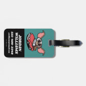 Gizmo | Cute Comic Driver Bagagelabel (Achterkant horizontaal)