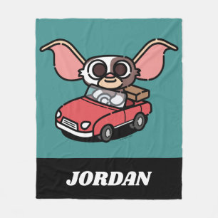 Gizmo   Cute Comic Driver   Jouw namen toevoegen Fleece Deken