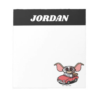 Gizmo | Cute Comic Driver | Jouw namen toevoegen Notitieblok