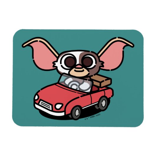Gizmo | Cute Comic Driver Magneet (Horizontaal)