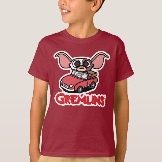 Gizmo | Cute Comic Driver T-shirt (Voorkant)