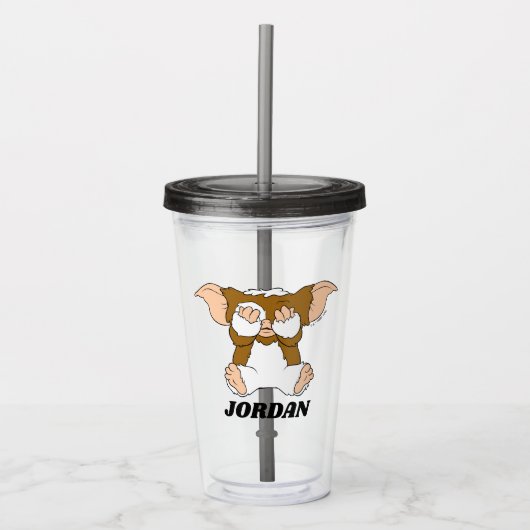 Gizmo | Cute Comic | Jouw namen toevoegen Acryl Drinkbeker (Voorkant)