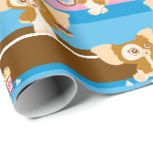 Gizmo | Cute Comic Pattern Cadeaupapier (Rol Hoek)