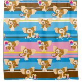 Gizmo | Cute Comic Pattern Douchegordijn (Voorkant)