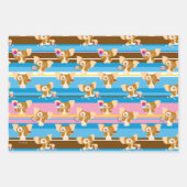 Gizmo | Cute Comic Pattern Inpakpapier Vel (Voorkant 2)