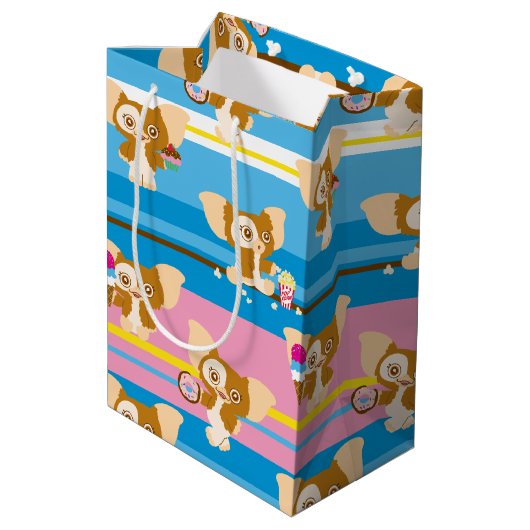 Gizmo | Cute Comic Pattern Medium Cadeauzakje (Achterkant Gekanteld)