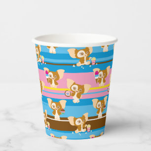 Gizmo Cute Comic Pattern Papieren Bekers